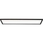 Brilliant Milton Ceiling Light Plastic Black White 19W 3200lm - 840 Cool White | IP44