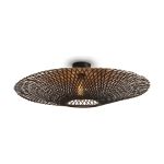Good&Mojo Ceiling Light Kalimantan Bamboo Black L | Suitable for 1x E27 