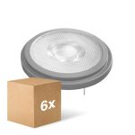 Multipack 6x Ledvance SUPERIOR LED Spot Reflector G53 AR111 7.4W 450lm 40D - 930 Warm White | Best Colour Rendering - Dimmable - Replaces 50W