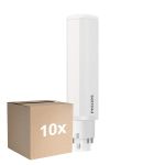 Multipack 10x Philips CorePro PL-C LED 5.5W 600lm - 830 Warm White | 4-Pin - Replaces 13W