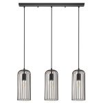 Eglo Pendant Roccamena Black, Copper | Suitable for 3x E27
