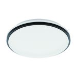 Eglo Wall and Ceiling Light Pinetto Steel White 15.6W 1900lm - 840 Cool White | IP44 