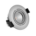 Noxion LED Spot Aqua Tiltable Fireproof Aluminium 6W 400lm 36D - 927 Extra Warm White | Cutout 92mm - IP65 - Best Colour Rendering - Dimmable