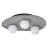 Ledvance Decor Wall and Ceiling Light Concrete Nest Grey | Suitable for 3x G9