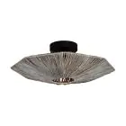 Good&Mojo Ceiling Light Panama Raffia Grey | Suitable for 1x E27 