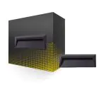 Bright Choice Wall Light Chester PC Anthracite 2W 100lm - 830 Warm White 