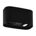 Eglo Ceiling Spot Arenzano Steel Black 9.4W 690lm - 830 Warm White | Dimmable - Suitable for GU10