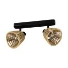 Eglo Ceiling Light Keelby Steel Black | IP20 - Suitable for 2x E14 